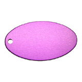 Oval<br/>Key Tag<br/>Aluminum Purple